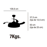 Plafonnier ventilateur Méditerranée LOVA 55050