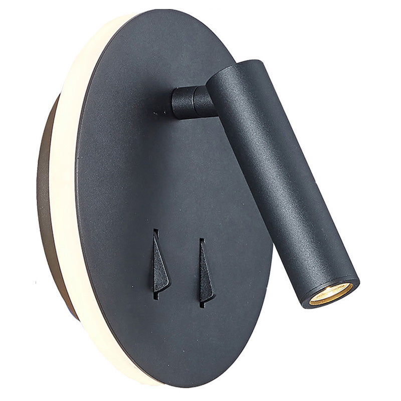 Applique CAYMAN ronde noire Mantra 6083