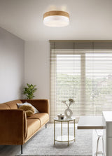 Plafonnier Seasons blanc/bois gm 611500301