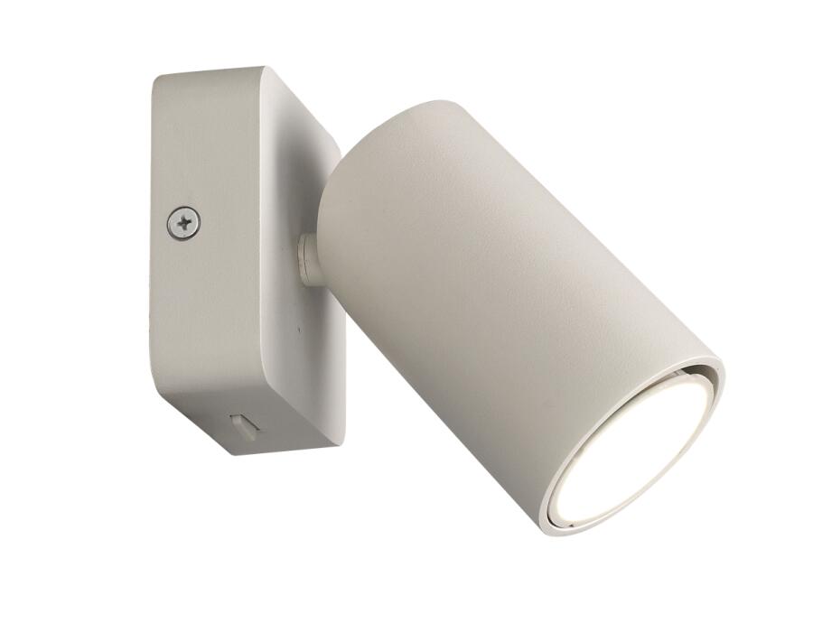 Spot SAL blanc 1 lumière avec interrupteur GU10 Mantra 6284