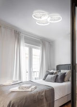 Plafonnier Groovy blanc rond 642110331