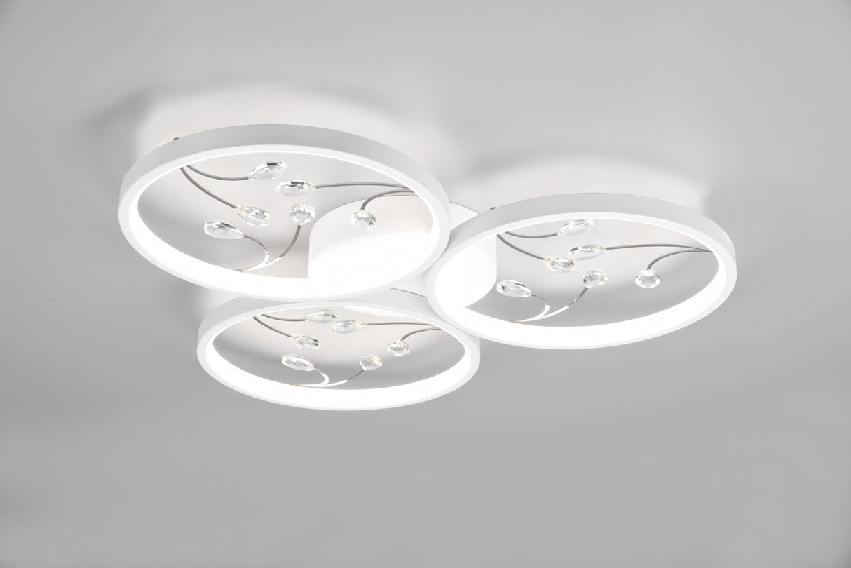 Plafonnier Groovy blanc rond 642110331
