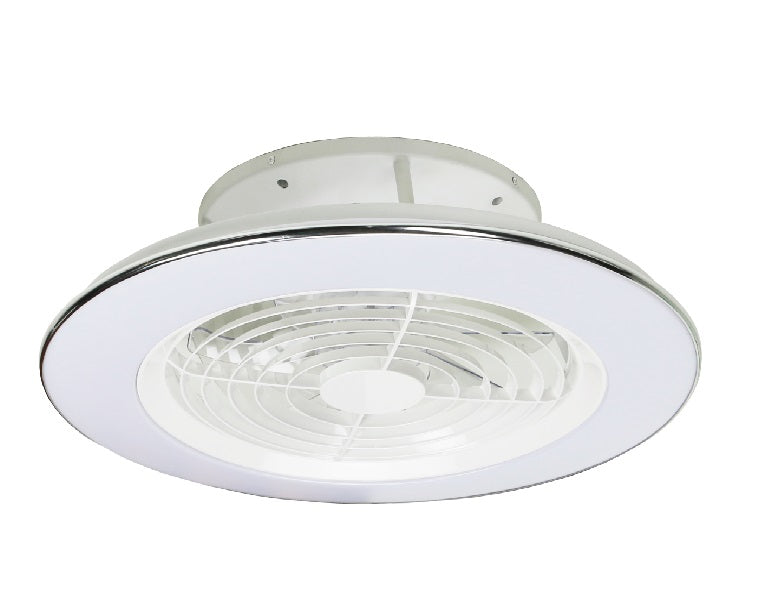 Plafonnier ventilateur Alisio blanc moyen Mantra 6705