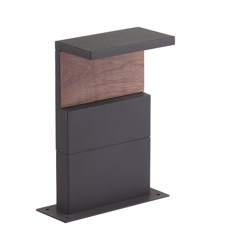 Borne RUKA gris noir aspect bois Mantra 6771