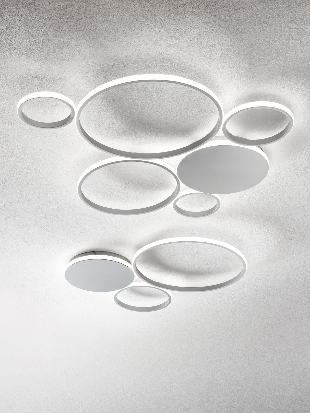 Plafonnier/Applique POIS argent mat MM PL.POIS/SILVER-PC