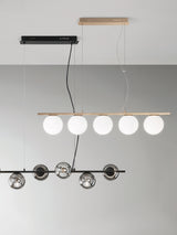 Lustre MONILE noir SO.MONILE/6-ORO