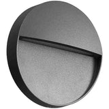 Applique extérieure BAKER PM ronde gris noir Mantra 7013