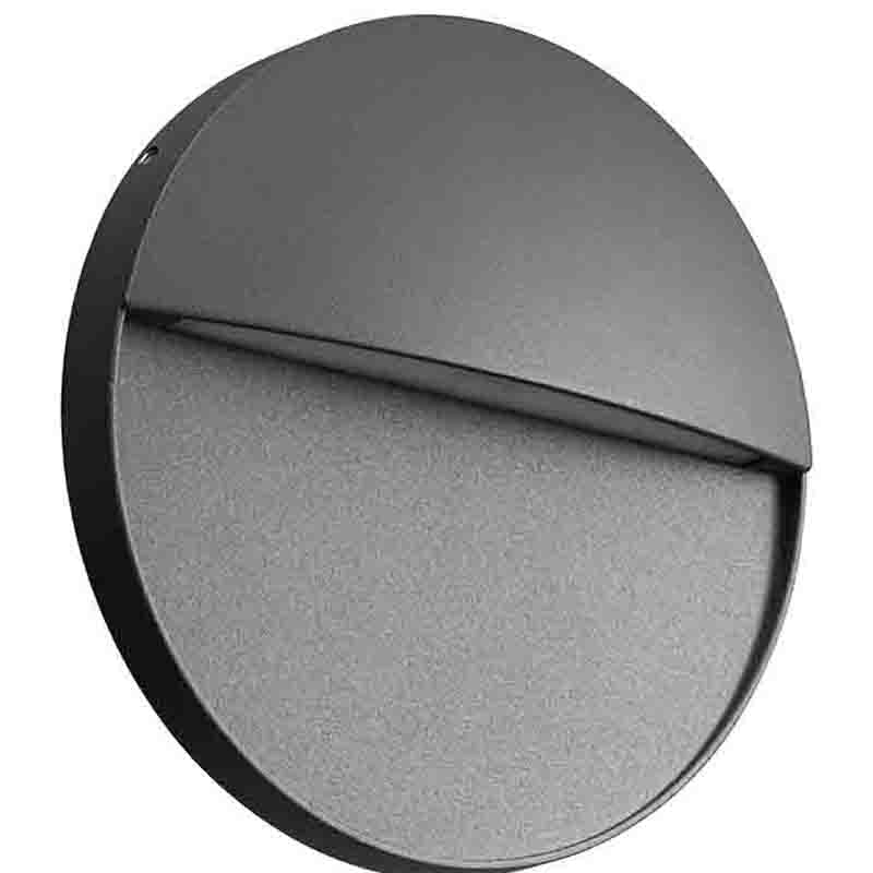 Applique extérieure  BAKER GM ronde gris  noir Mantra 7017