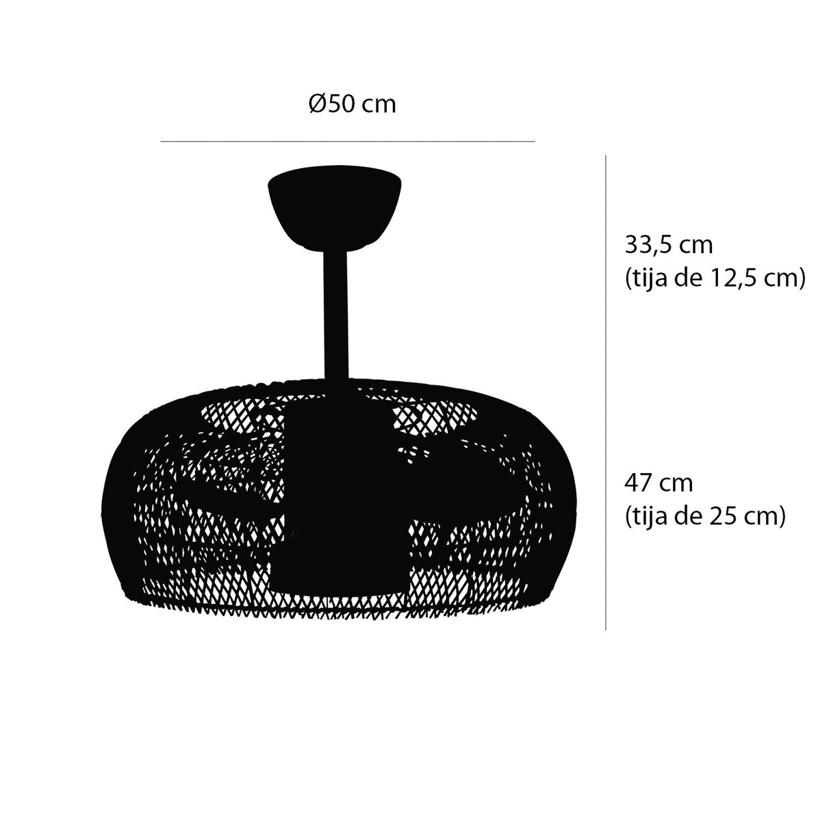 Plafonnier ventilateur Bali LOVA 7022