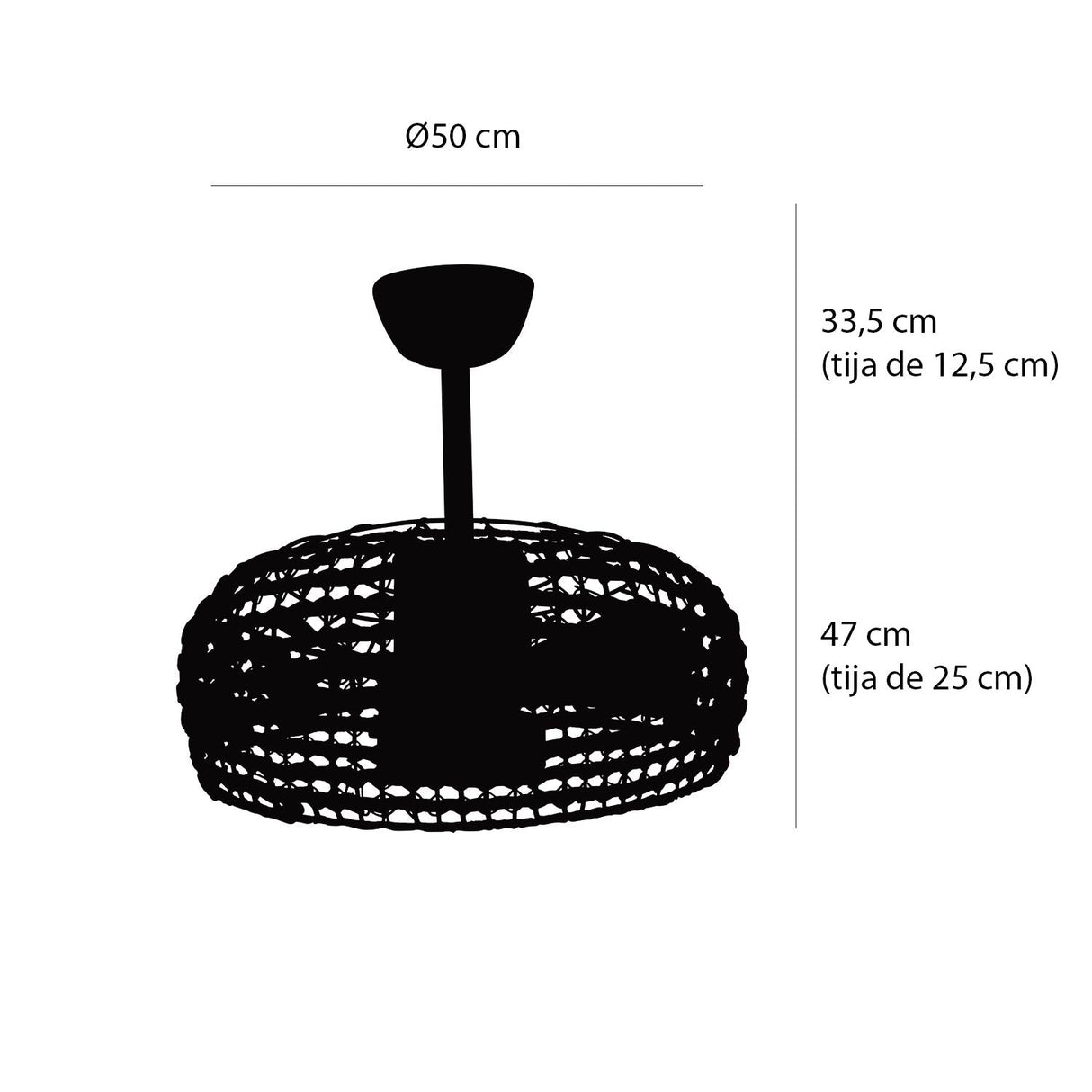 Plafonnier ventilateur Krabi LOVA 7023