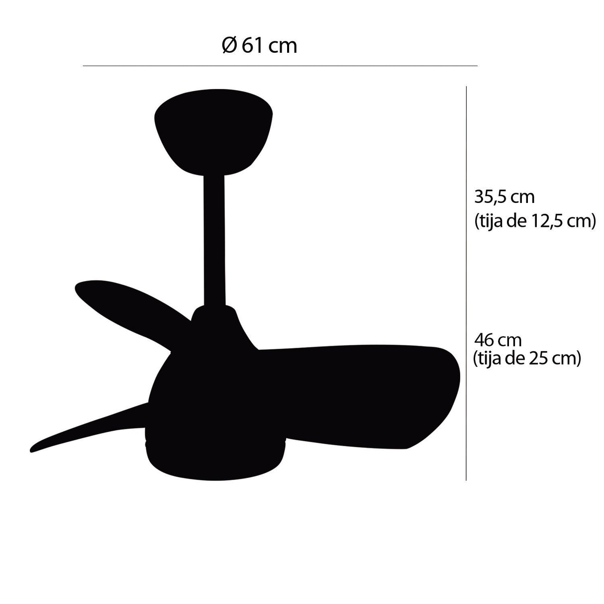 Plafonnier ventilateur Aero LOVA 7025