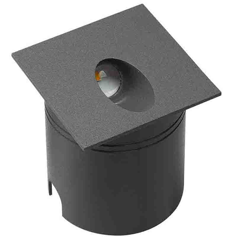 Encastré de mur Aspen carré gris anthracite Mantra 7024