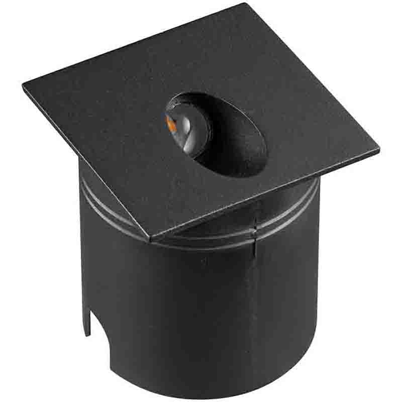 Encastré de mur Aspen carré noir Mantra 7025