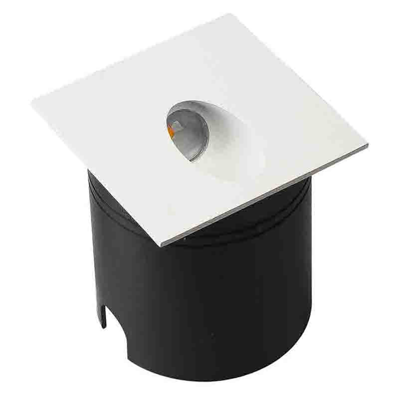 Encastré de mur Aspen carré blanc Mantra 7026