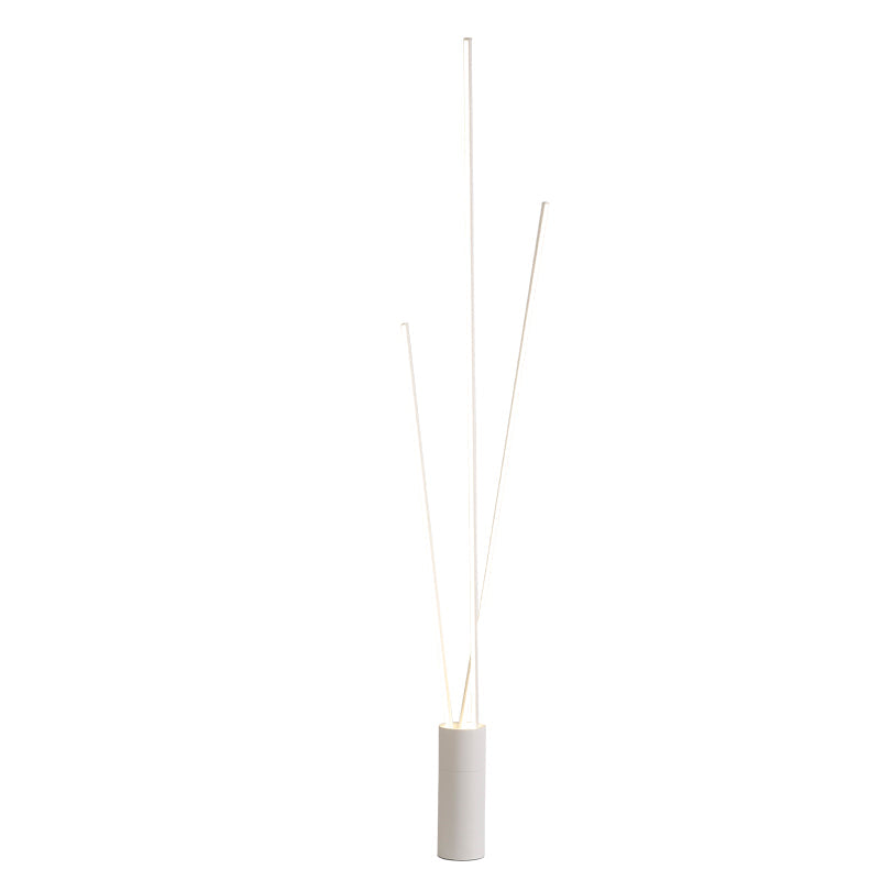 Lampadaire vertical 3 tubes blanc Mantra 7347
