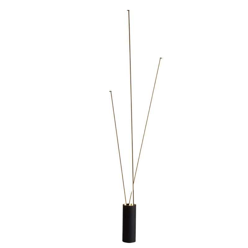 Lampadaire Vertical 3 tubes noir Mantra 7348