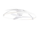 Plafonnier ventilateur Nepal blanc Mantra 7530