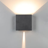 Applique extérieure DAVOS XL noire dimmable 2700K Mantra 8611