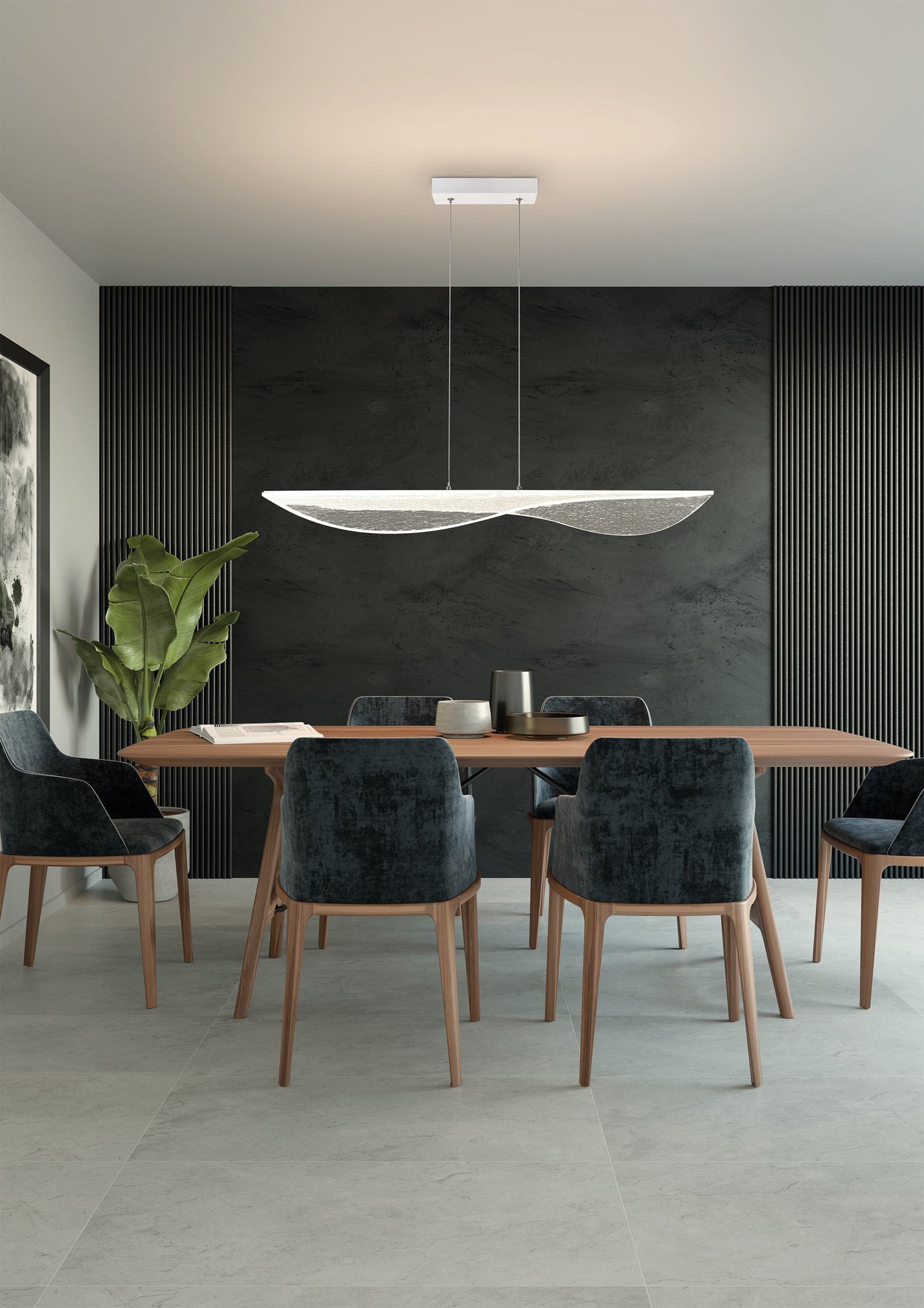 Suspension Bianca 40 w dimmable Mantra 8210