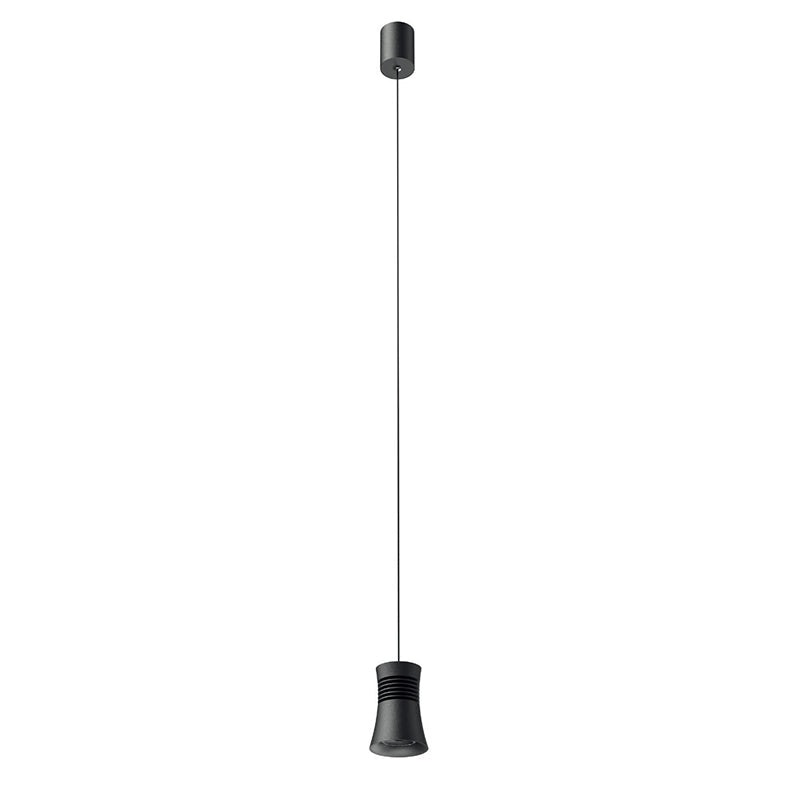 Suspension PAGODA noire Led 12,5 watts 3000 k Mantra 7786