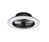 Plafonnier ventilateur Alisio moyen noir Mantra 7800