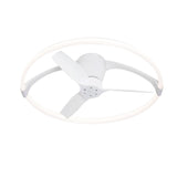 Plafonnier ventilateur Nepal mini blanc Mantra 7801