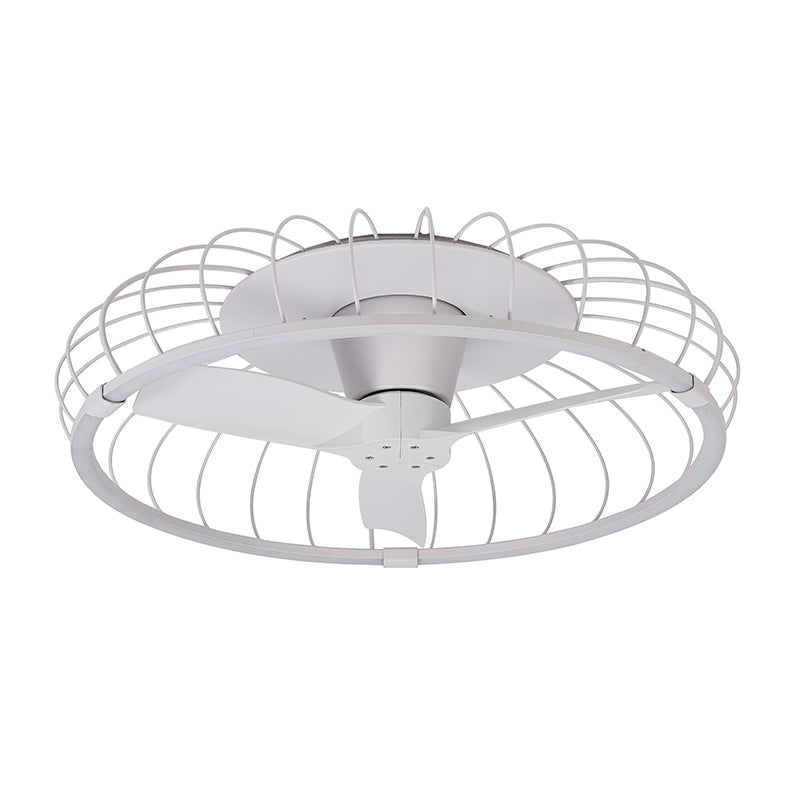 Plafonnier ventilateur Nature blanc Mantra 7807