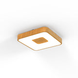 Plafonnier COIN PM Carré aspect bois Mantra 7924