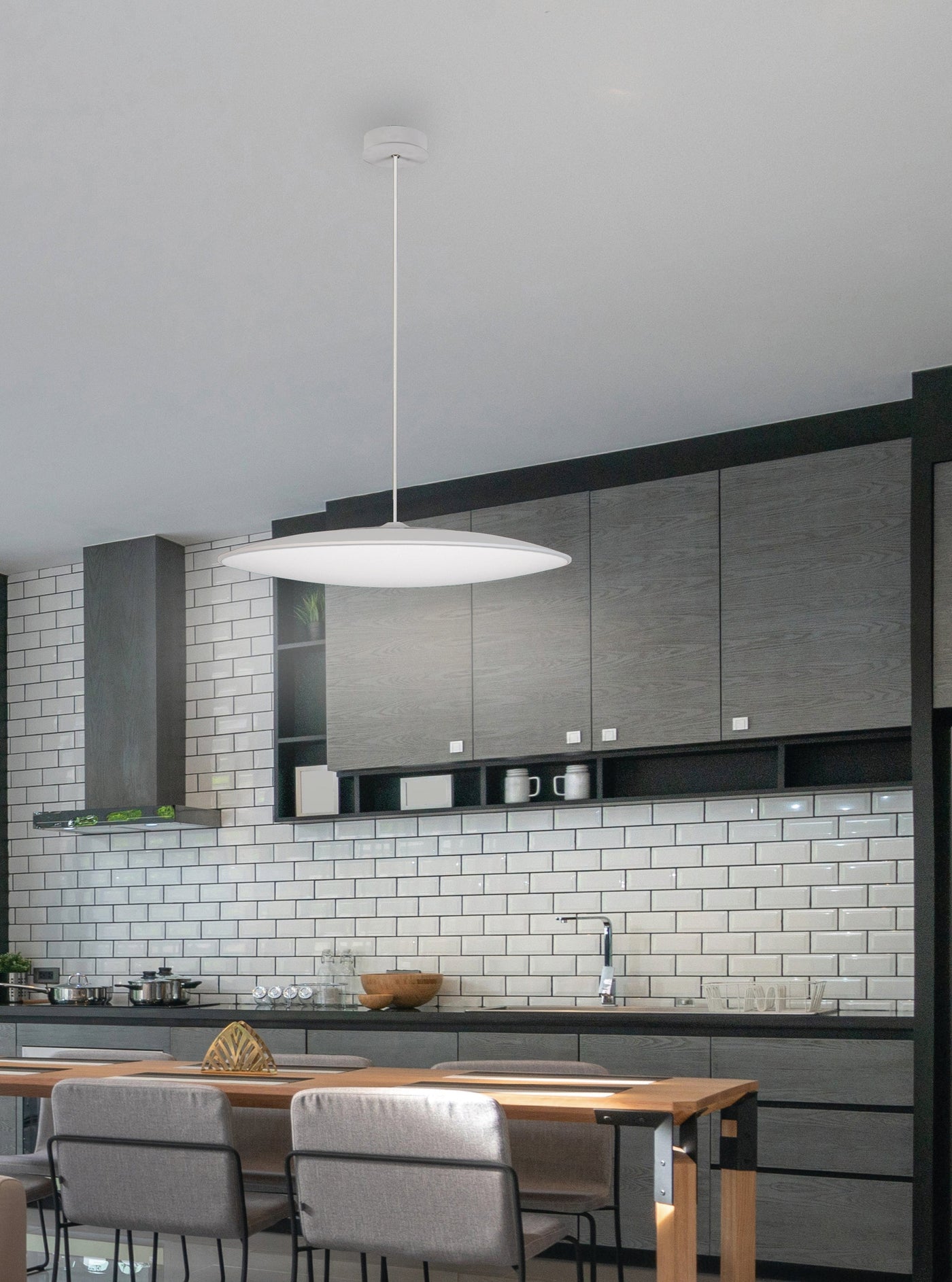 Suspension SLIM Blanche D25 4000 k Mantra 8105