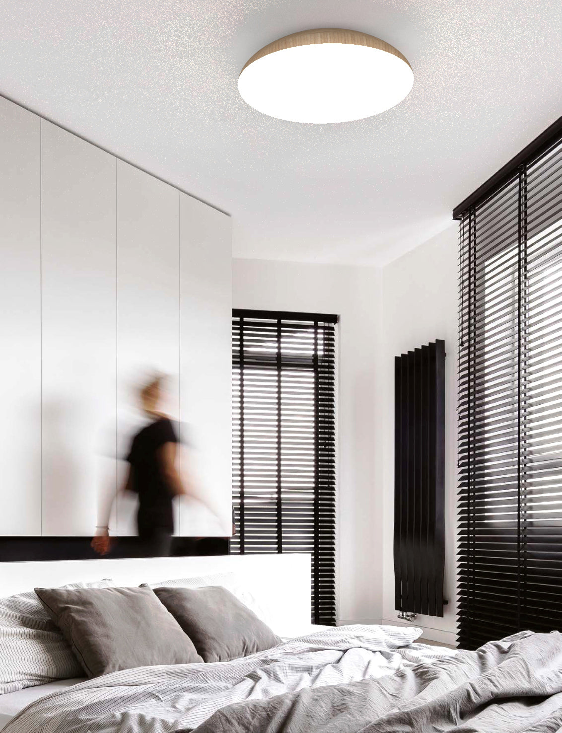 Plafonnier Kazz gm aspect bois Mantra 8136