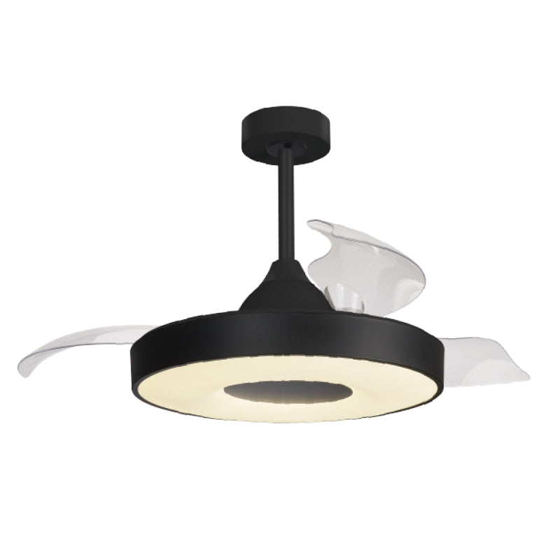 Plafonnier ventilateur Coin noir Mantra 8218