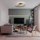 Plafonnier ventilateur OCEAN Noir Mantra 8236