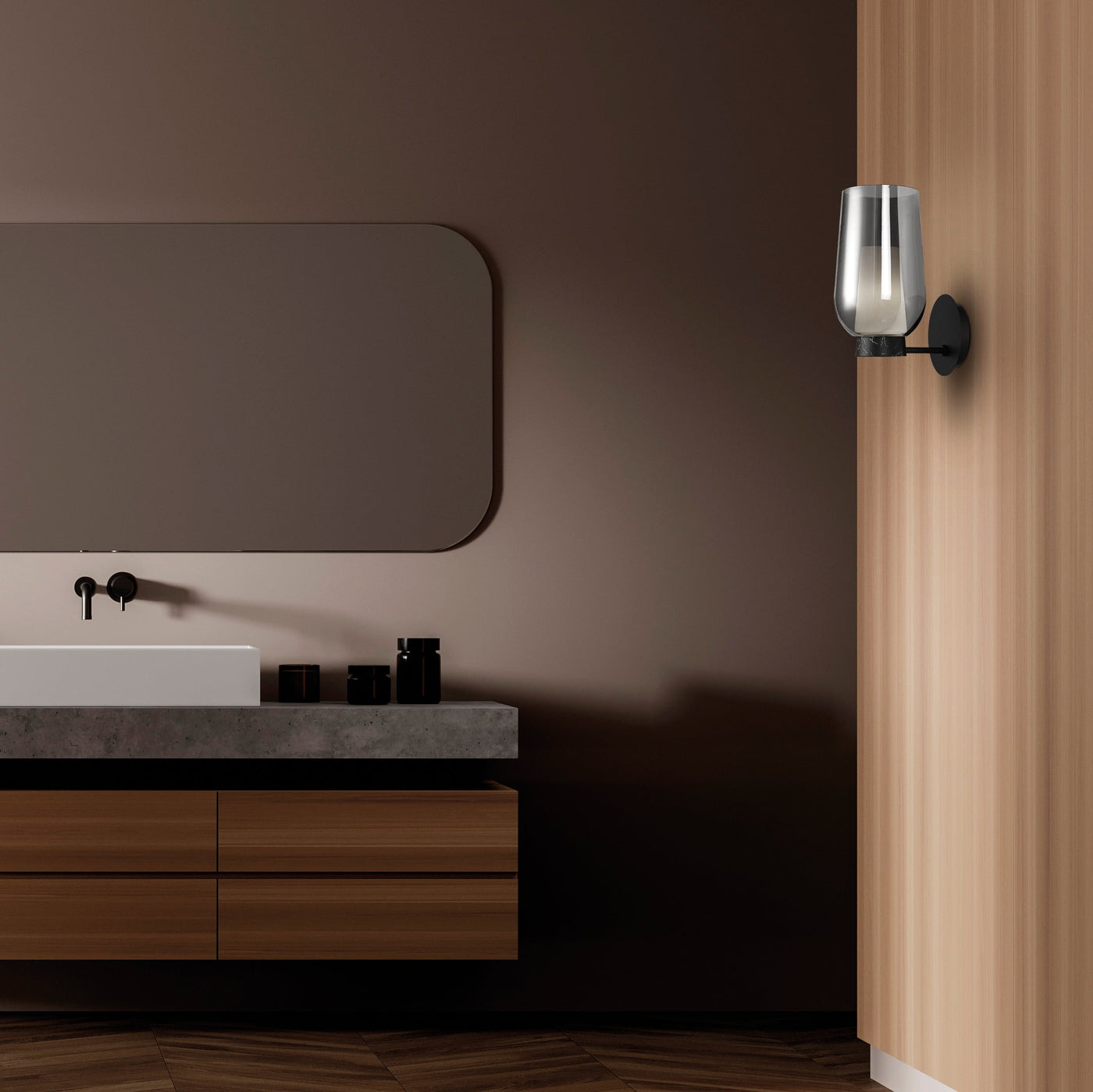 Applique Nora noir H35,7 Mantra 8288