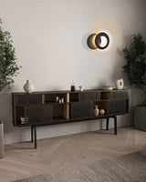 Applique TORONTO noire D22cm Mantra 8462