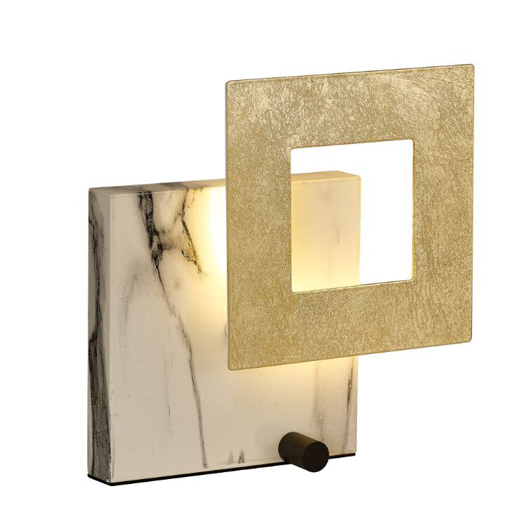 Lampe de chevet Dalia Blanc/Doré Mantra 8519