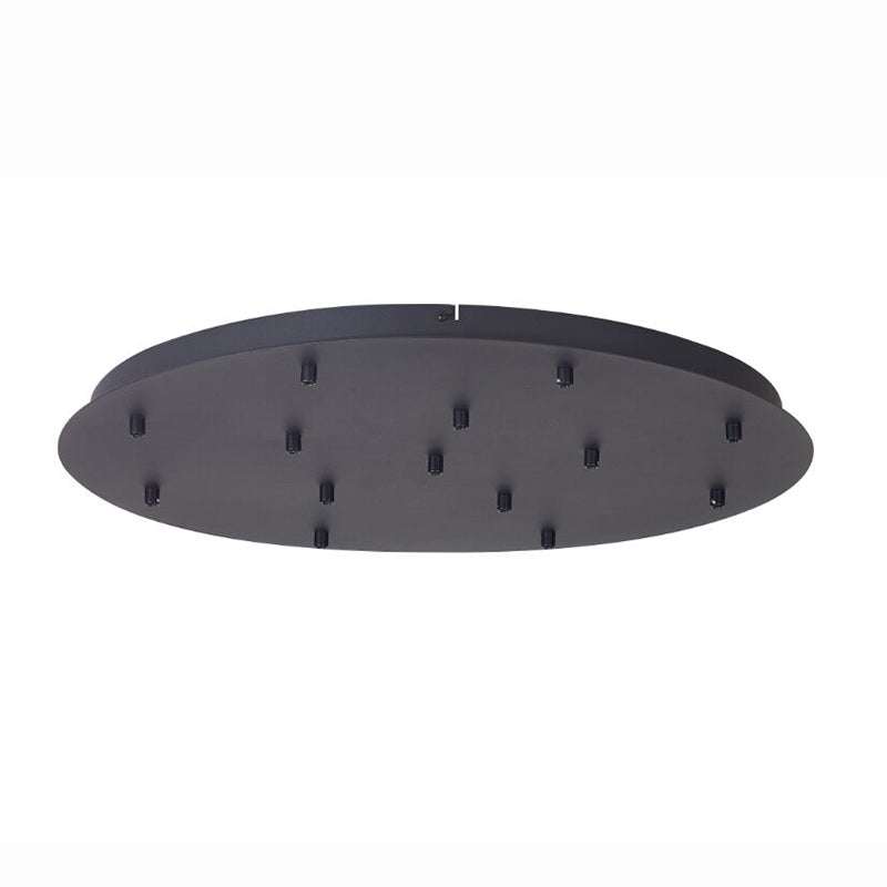 Plateau rond noir 14 lumières pour série TONIC Mantra 8546