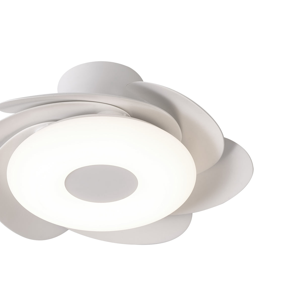 Plafonnier ventilateur FLOWER blanc Mantra 8703