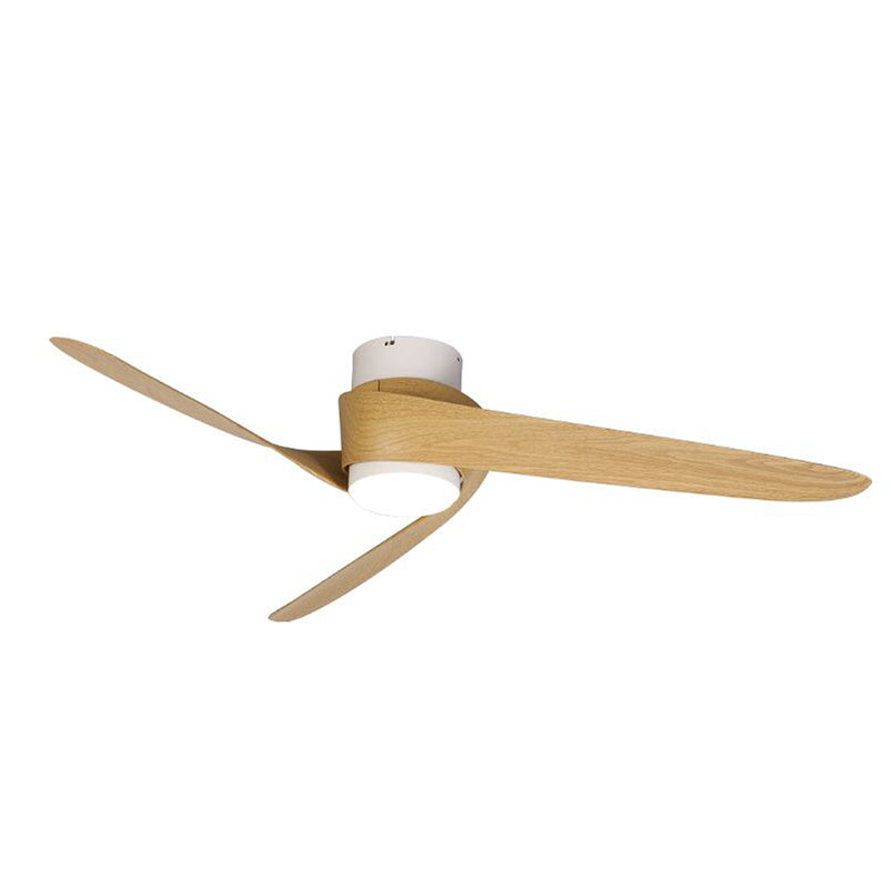 Plafonnier ventilateur Groënland aspect bois Mantra 8710