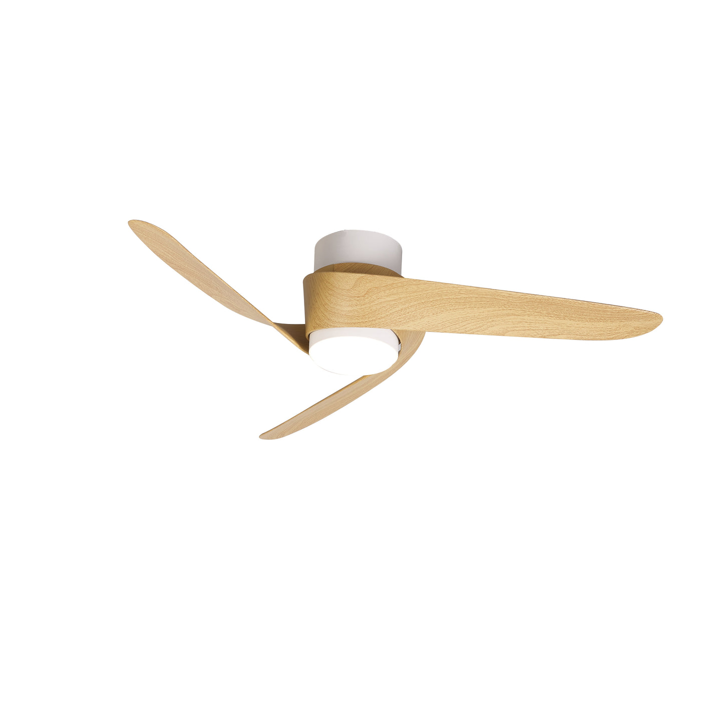 Plafonnier ventilateur Groenland aspect bois Mantra 9067