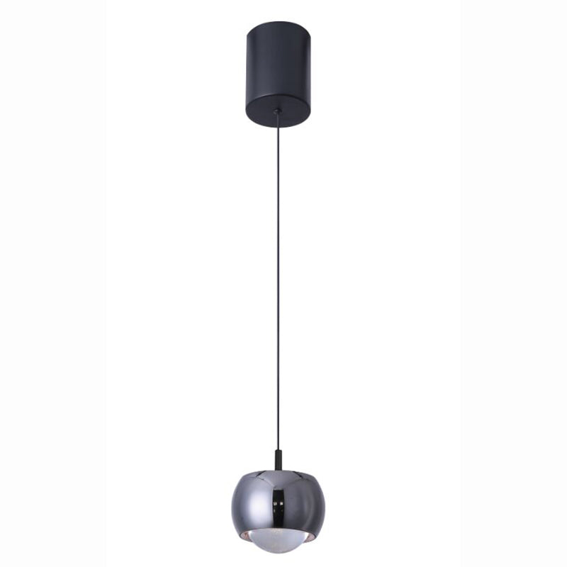 Suspension ROLLER monte et baisse noire/chrome D9,6 cm Mantra 8407