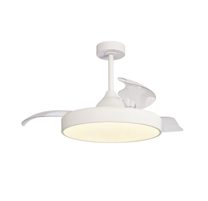 Plafonnier ventilateur Alaska blanc pm Mantra 8755