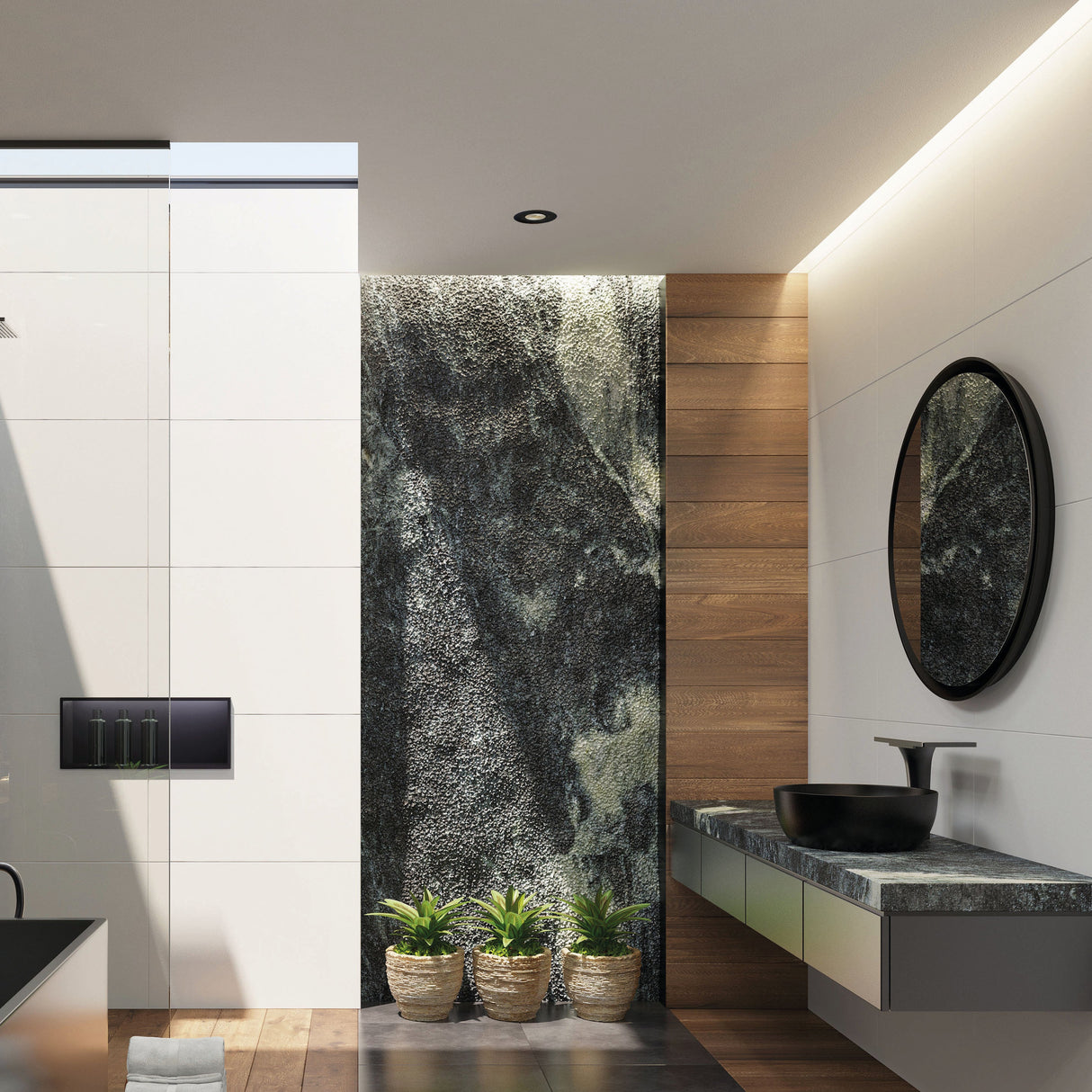 Spot encastré led CCT Panama noir D8,5 Mantra 8763