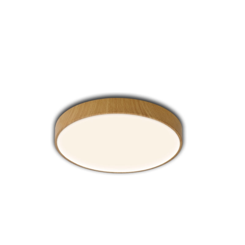 Plafonnier CUMBUCO 2 aspect bois D38cm Mantra 8837