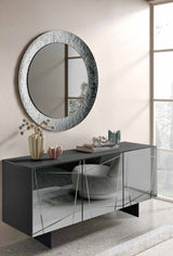 Miroir Nidra  gris fumé 90