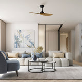 Plafonnier ventilateur IPANEMA blanc Mantra 9038