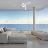 Plafonnier ventilateur GROENLAND S blanc Mantra 9066