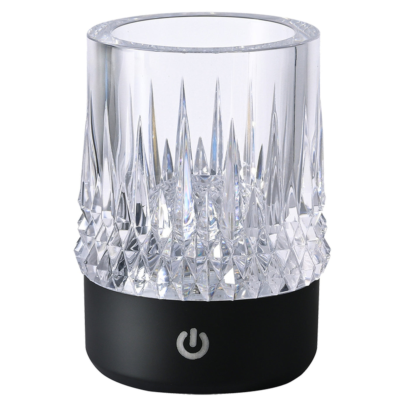 Lampe rechargeable "verre apéro" LAX noire Mantra 9082