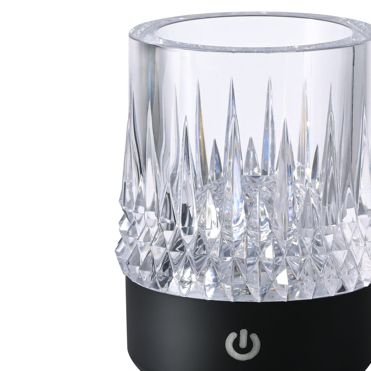 Lampe rechargeable "verre apéro" LAX noire Mantra 9082