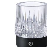 Lampe rechargeable "verre apéro" LAX noire Mantra 9082