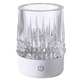 Lampe rechargeable "verre apéro" LAX blanche Mantra 9086